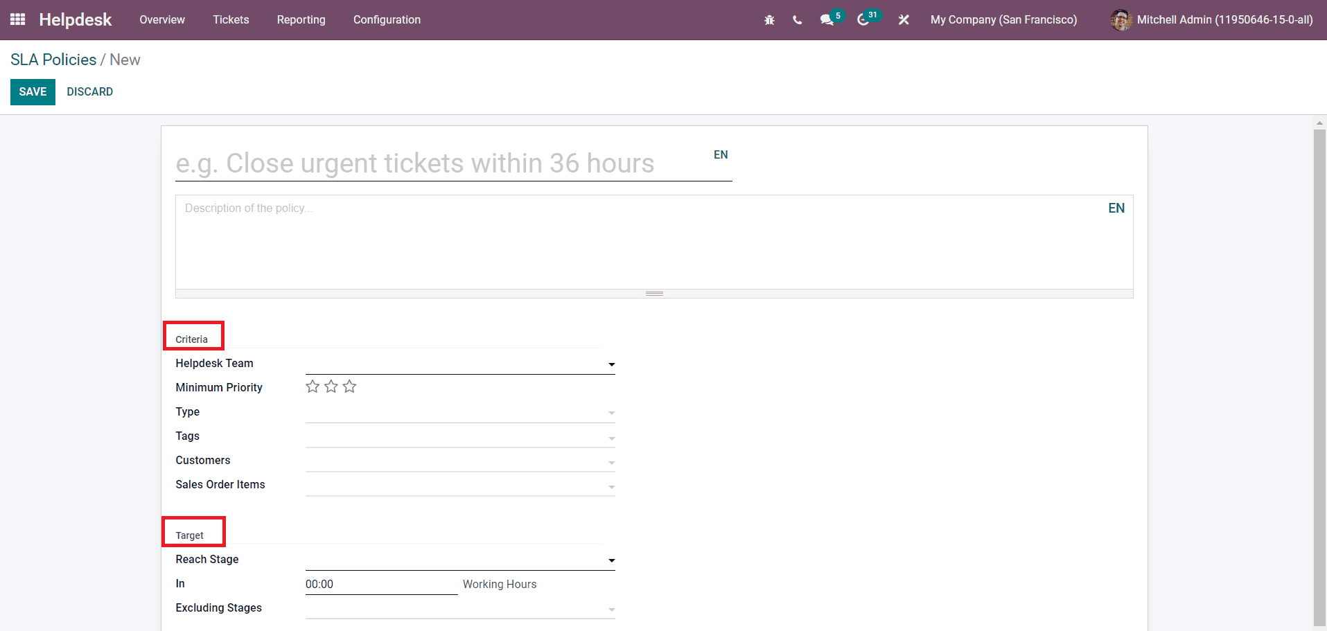 Odoo 15 Help Desk 