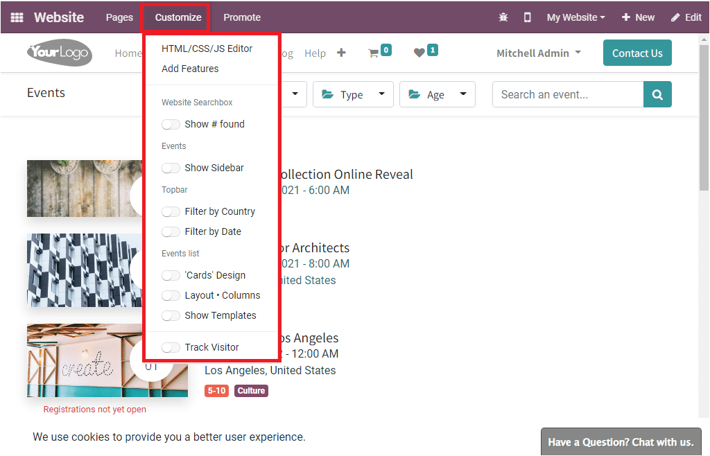Odoo 15 Website Ecommerce