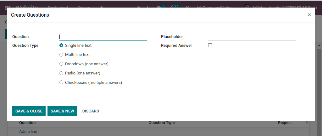 Odoo 15 Website Ecommerce