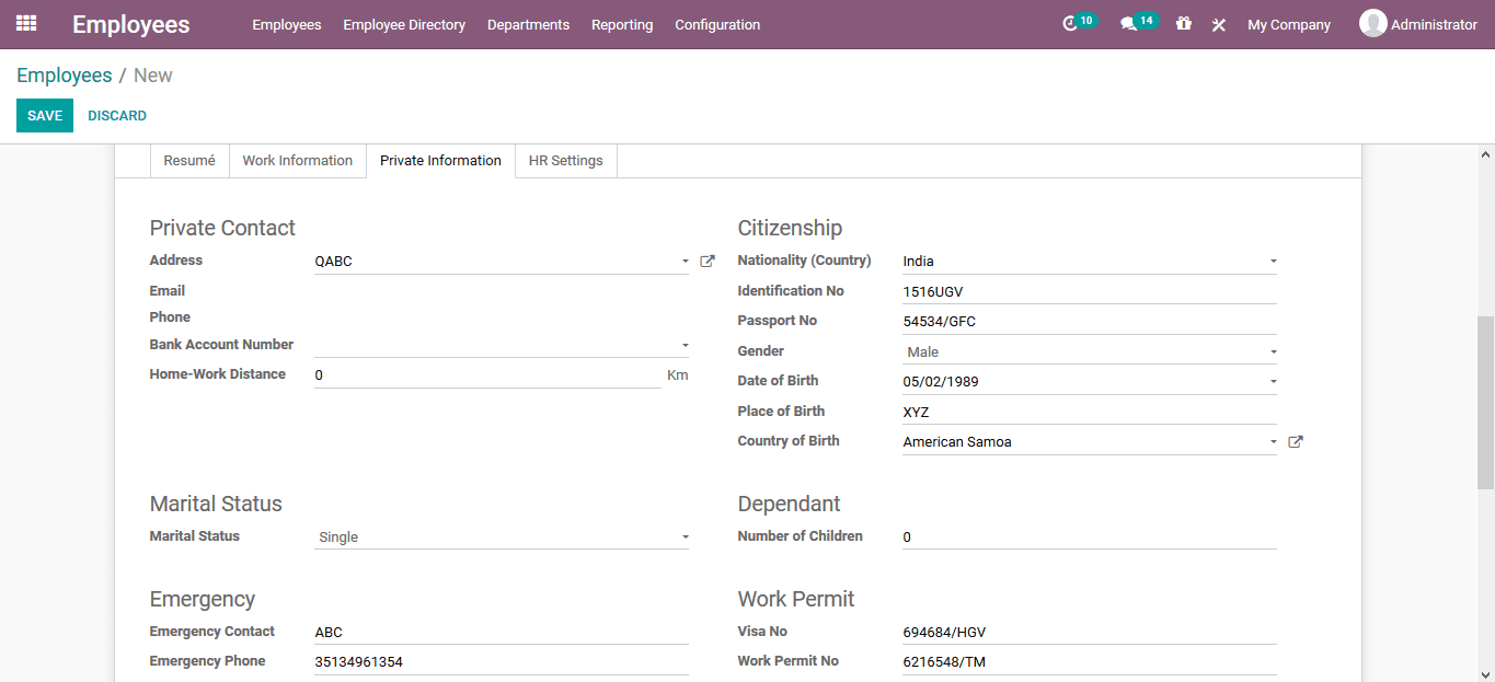 odoo-human-resource