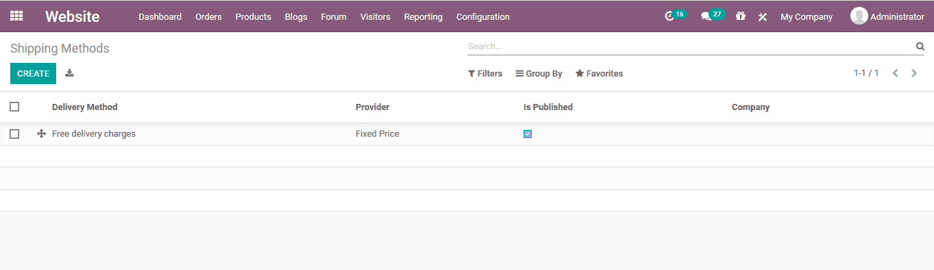 odoo-e-commerce