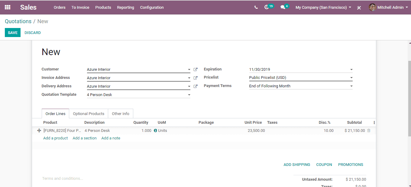 odoo-sales-invoice