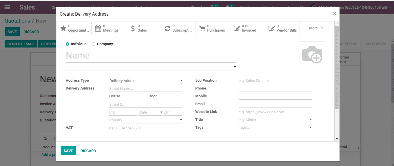 odoo-sales-invoice