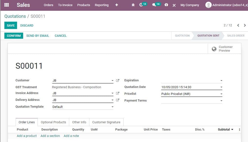 odoo-sales-invoice