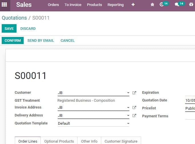 odoo-sales-invoice