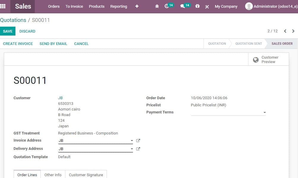 odoo-sales-invoice