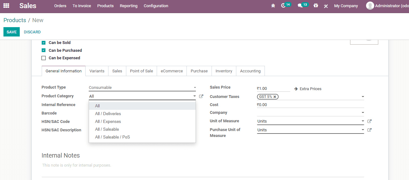 odoo-sales-invoice