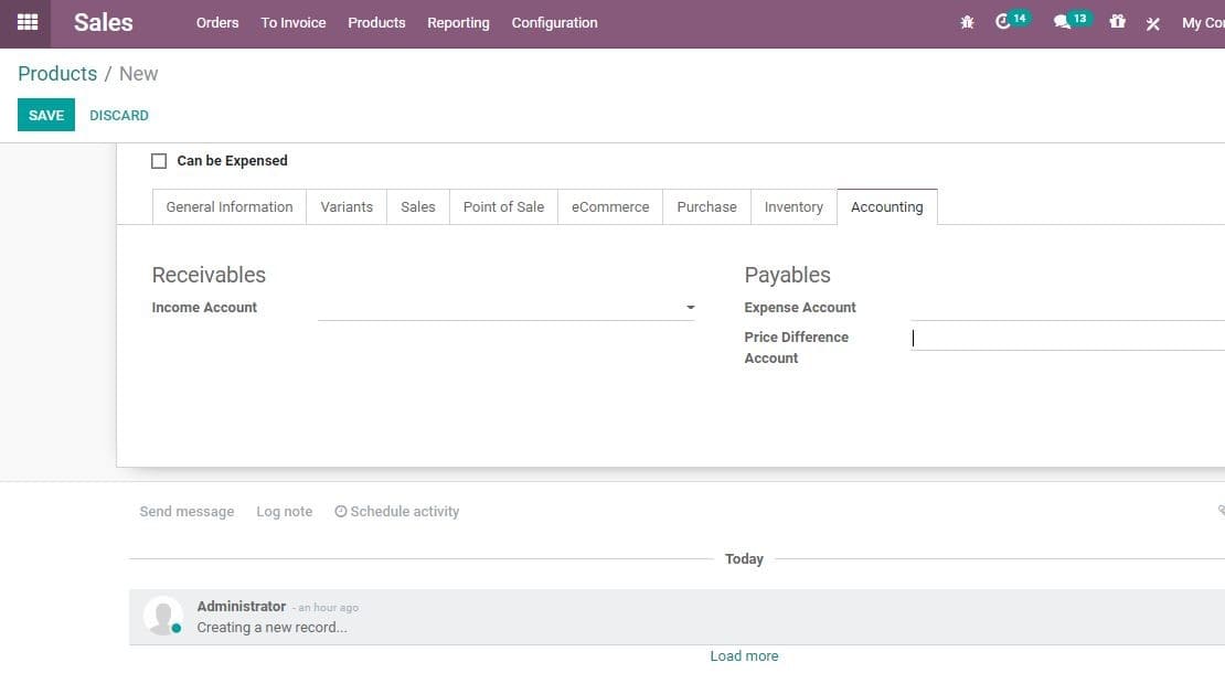 odoo-sales-invoice