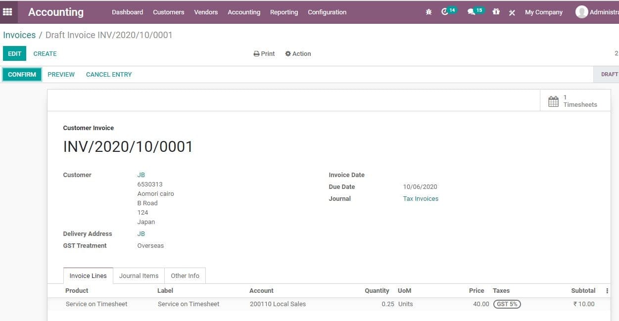 odoo-sales-invoice