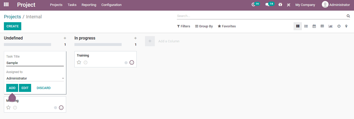 odoo-project-management