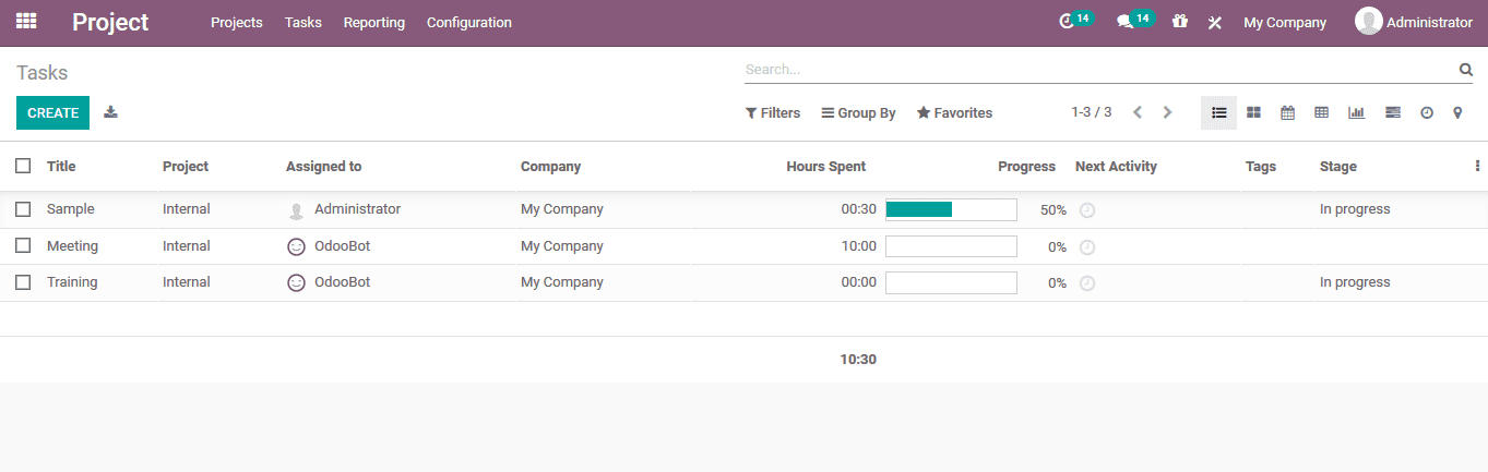 odoo-project-management