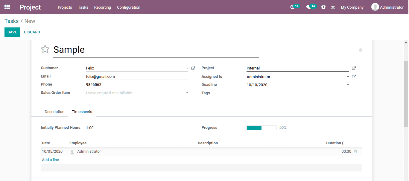 odoo-project-management