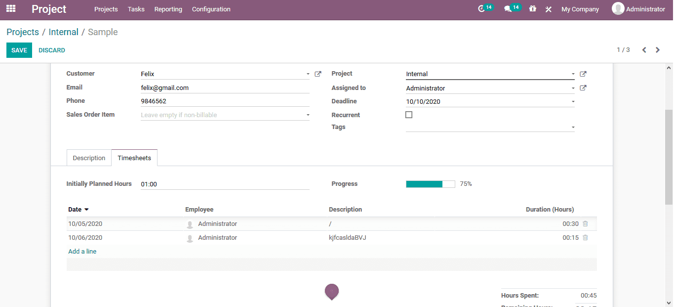 odoo-project-management