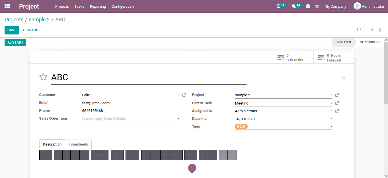 odoo-project-management