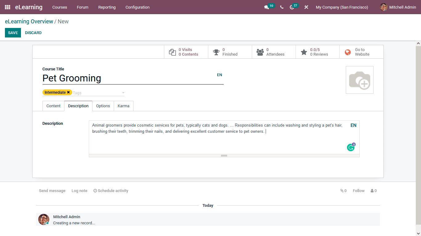 Odoo 15 eLearning 