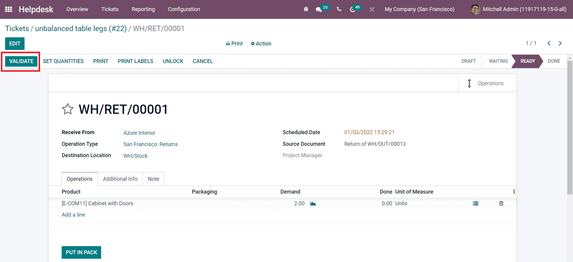 Odoo 15 Help Desk 