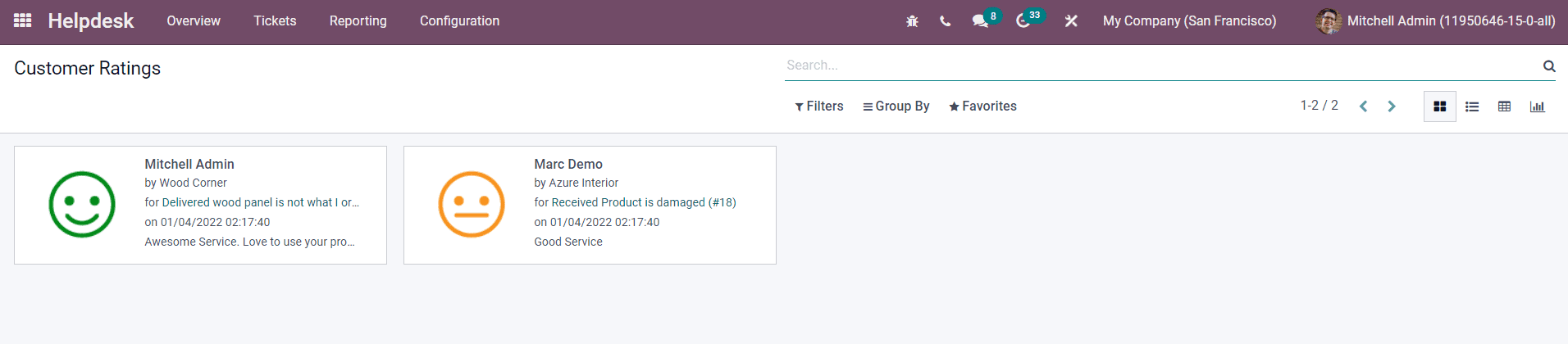 Odoo 15 Help Desk 