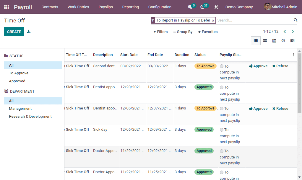 odoo-payroll