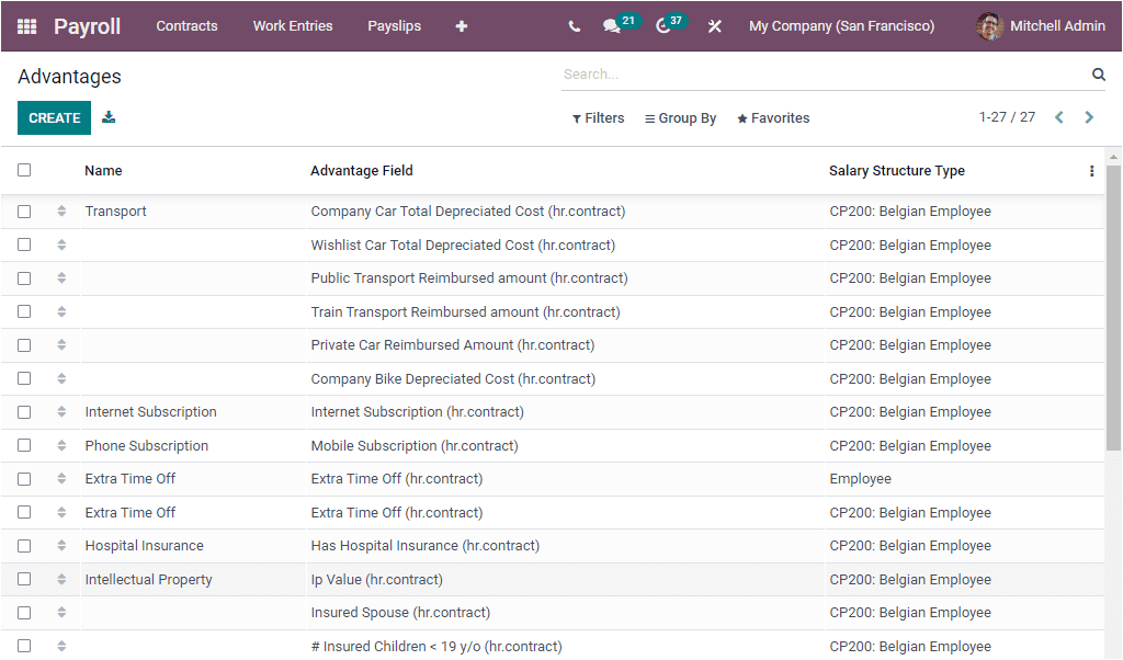 odoo-payroll