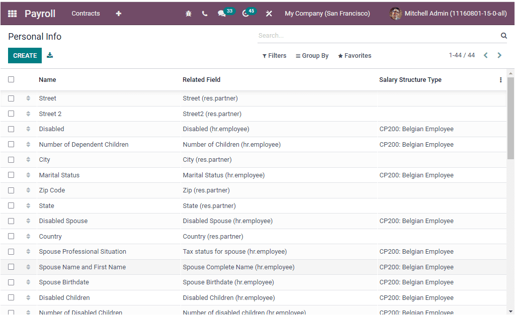 odoo-payroll