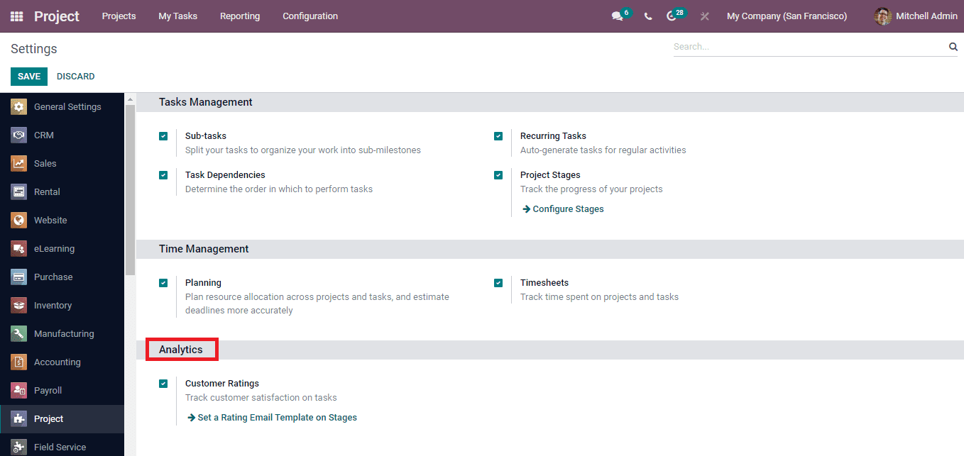 Odoo 15 Projects