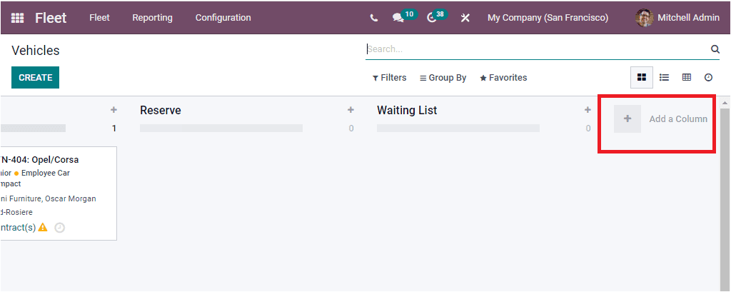 Odoo 15 Fleet Management