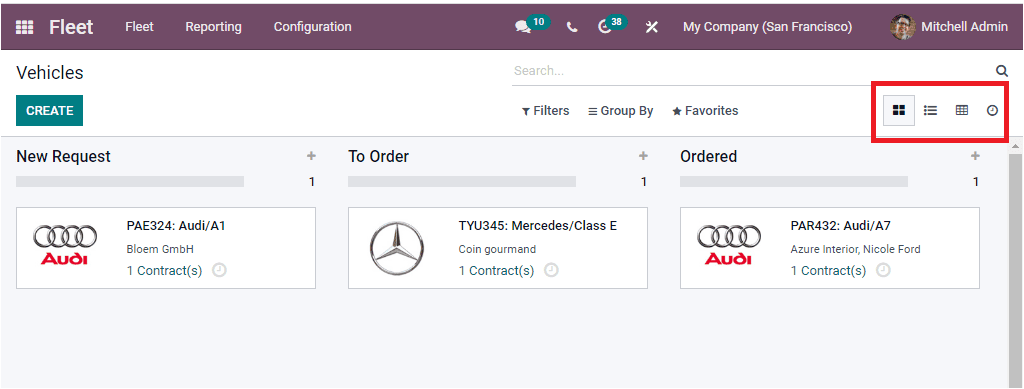 Odoo 15 Fleet Management