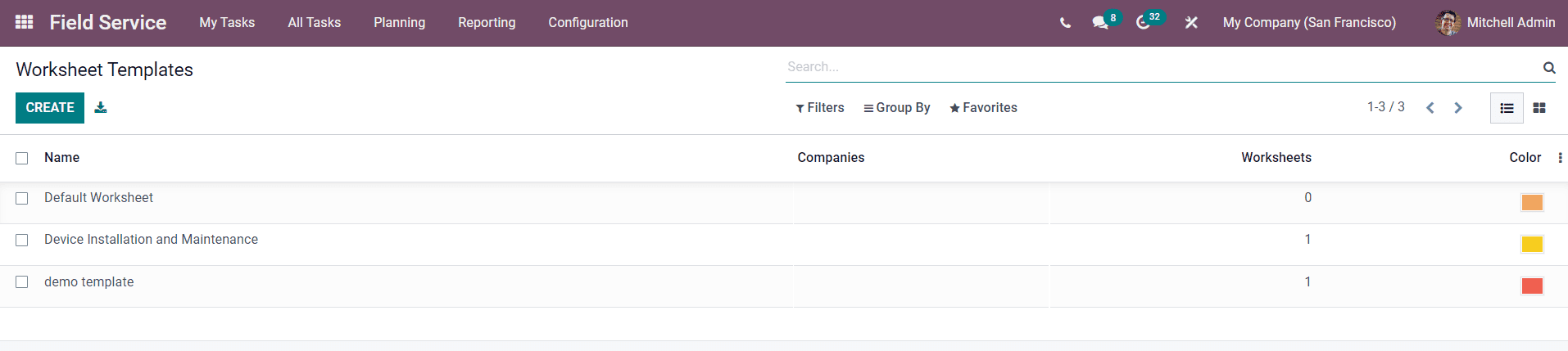 Odoo 15 Field Service