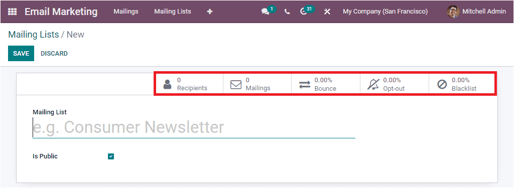 Odoo 15 Email Marketing 