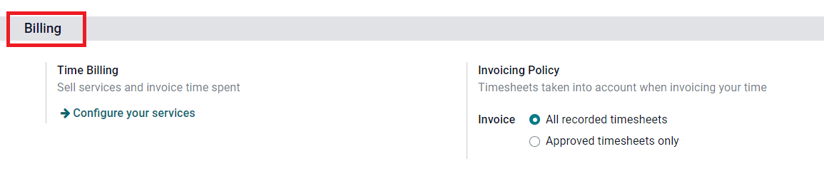 Odoo 15 Timesheet