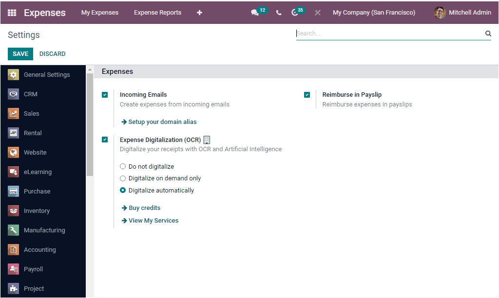 odoo 15 Expenses