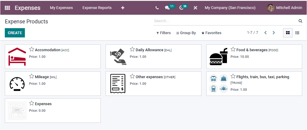 odoo 15 Expenses