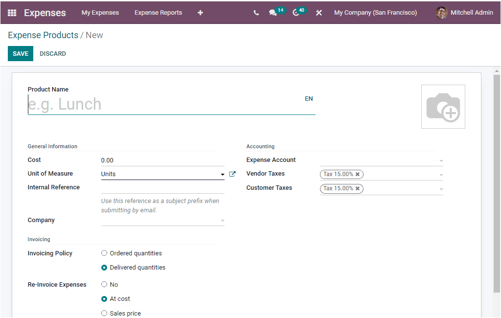 odoo 15 Expenses