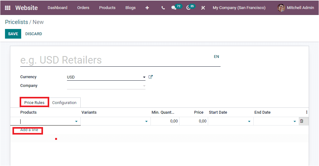 Odoo 15 Website Ecommerce