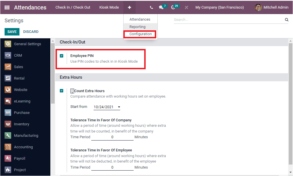 odoo-attendances