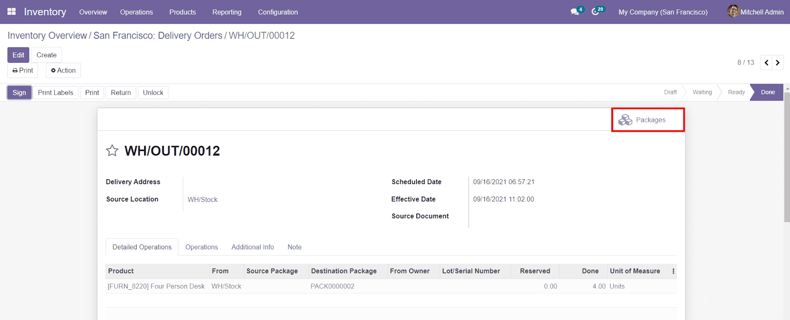 Odoo 15 Inventory