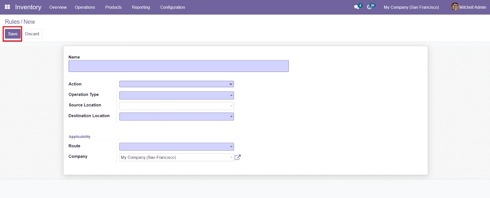 Odoo 15 Inventory