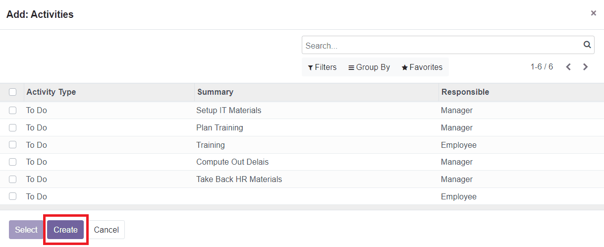 Odoo 15 Employee