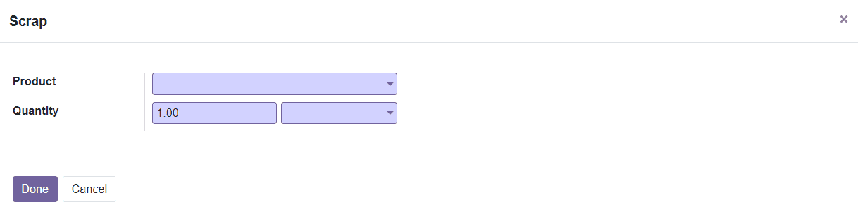 Odoo 15 manufacturing