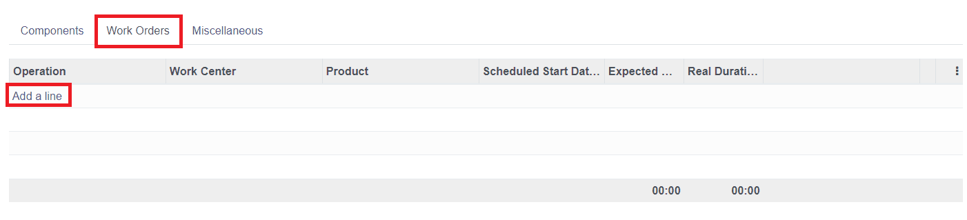 Odoo 15 manufacturing