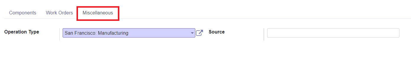 Odoo 15 manufacturing