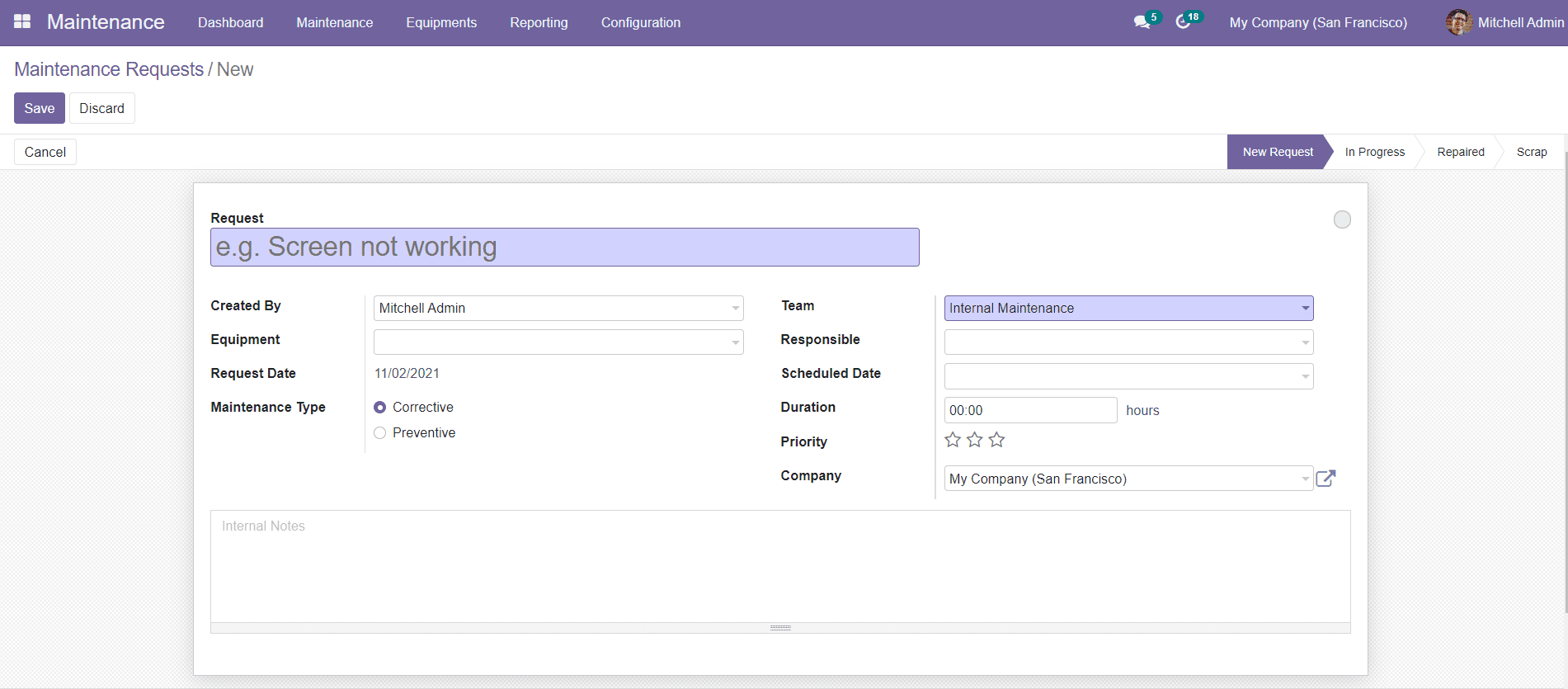 Odoo 15 maintenance