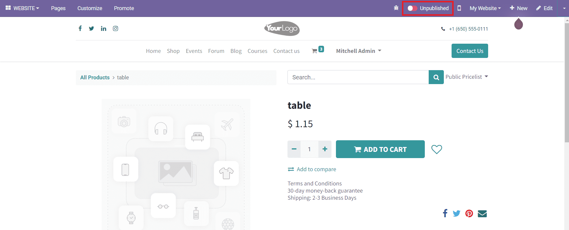 Odoo 15 Sales Module