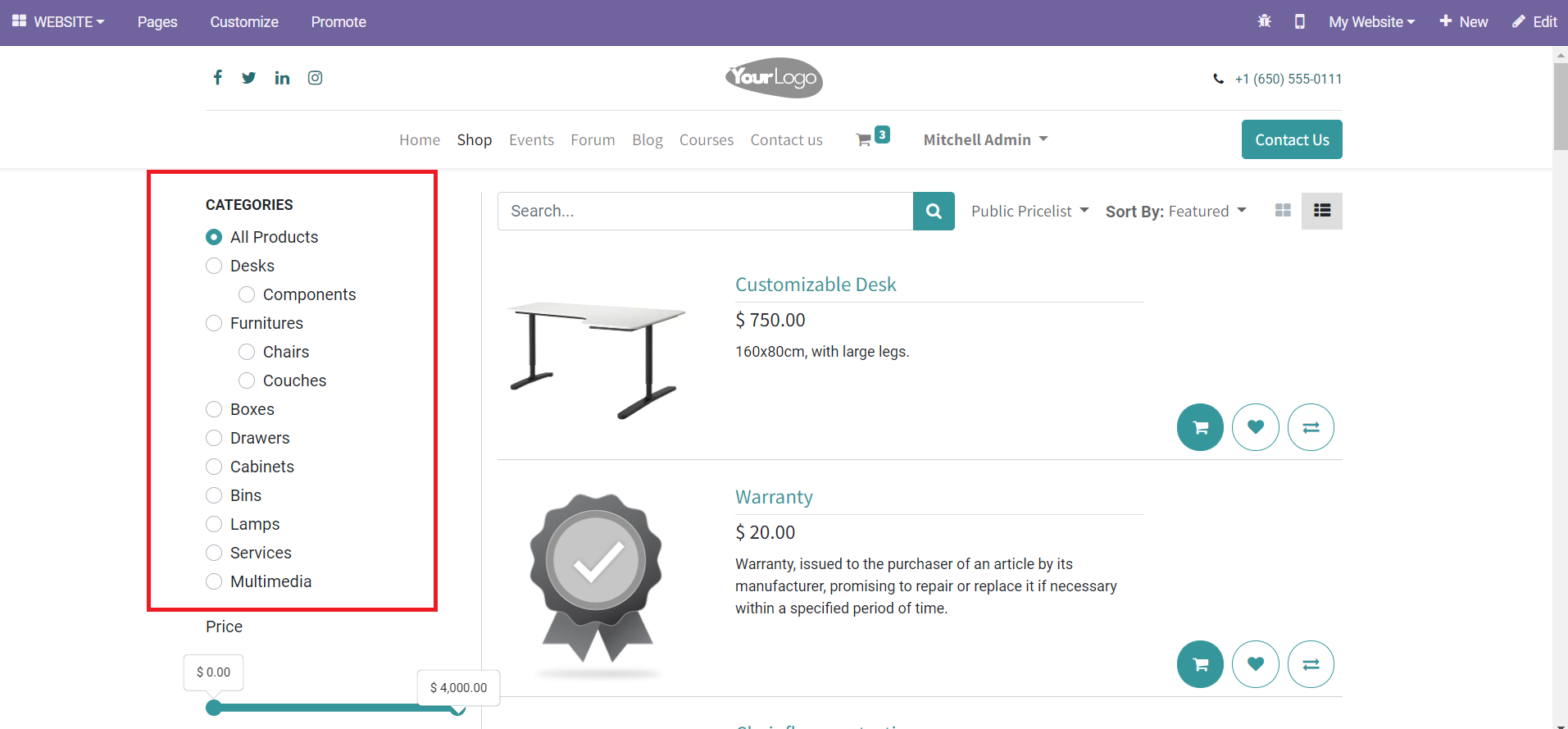 Odoo 15 Sales Module