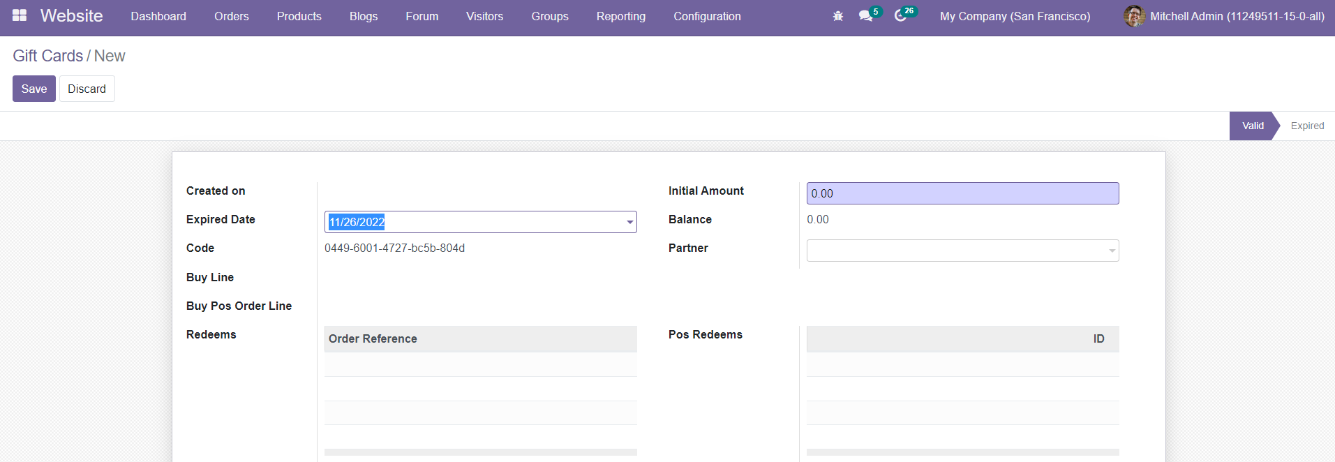 Odoo 15 Sales Module