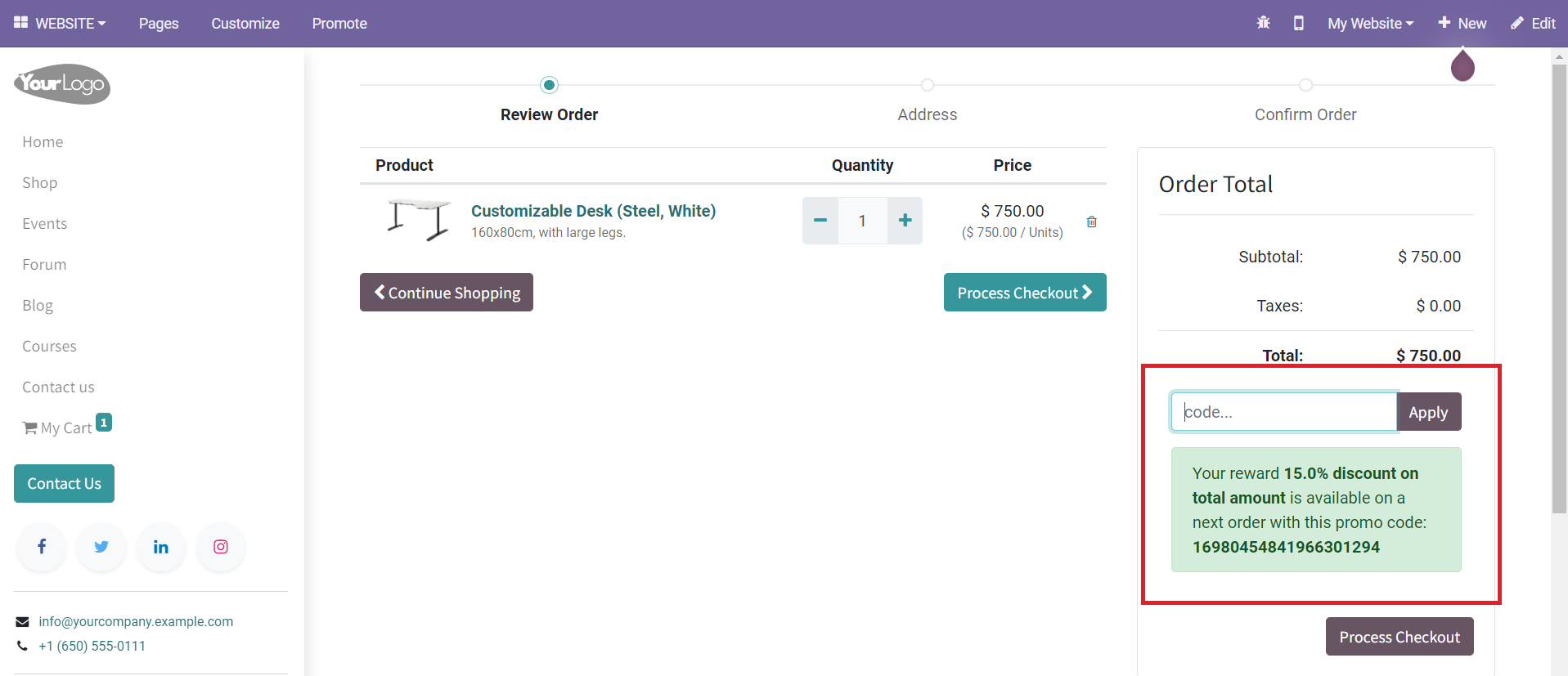 Odoo 15 Sales Module