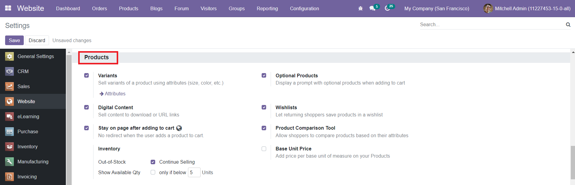 Odoo 15 Sales Module