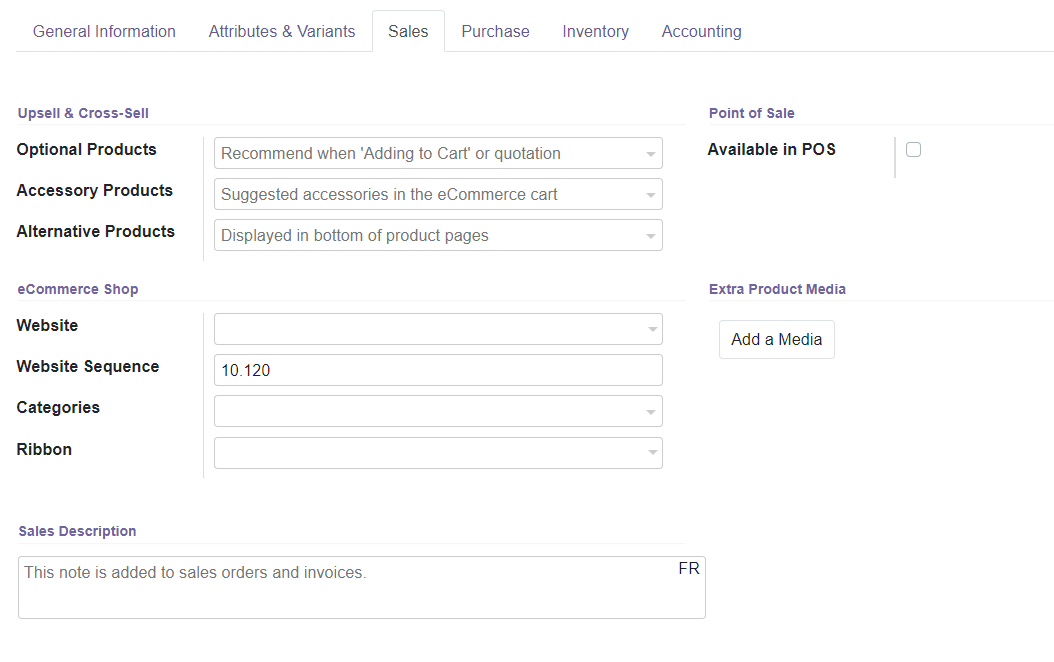 Odoo 15 Sales Module