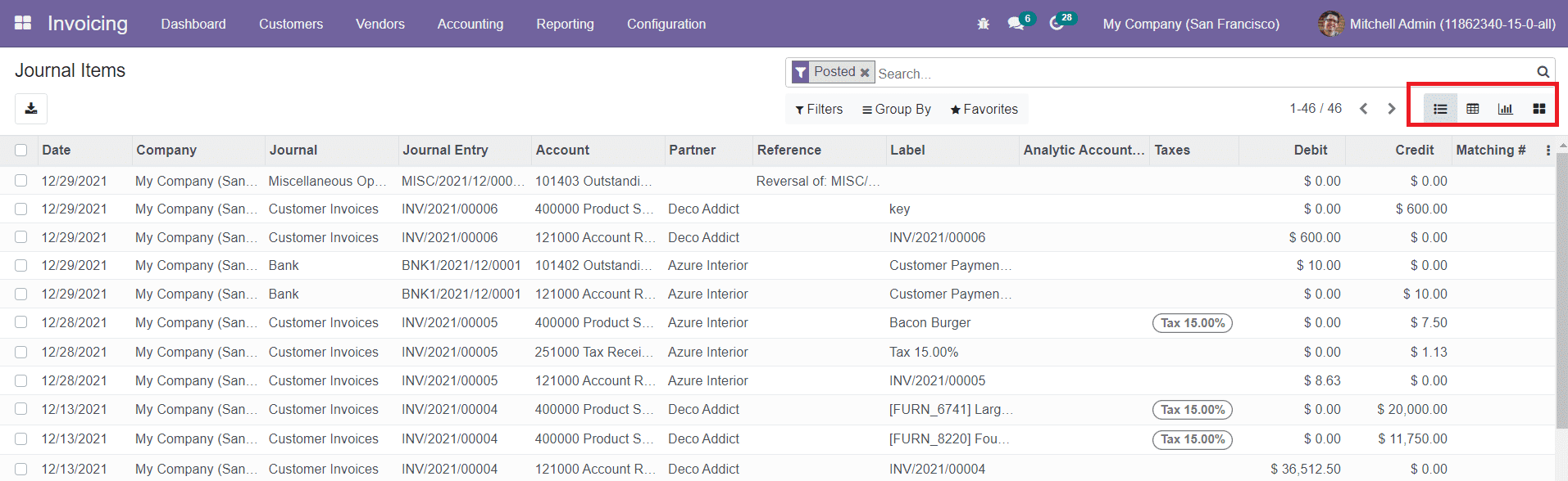 Odoo 15  Invoicing