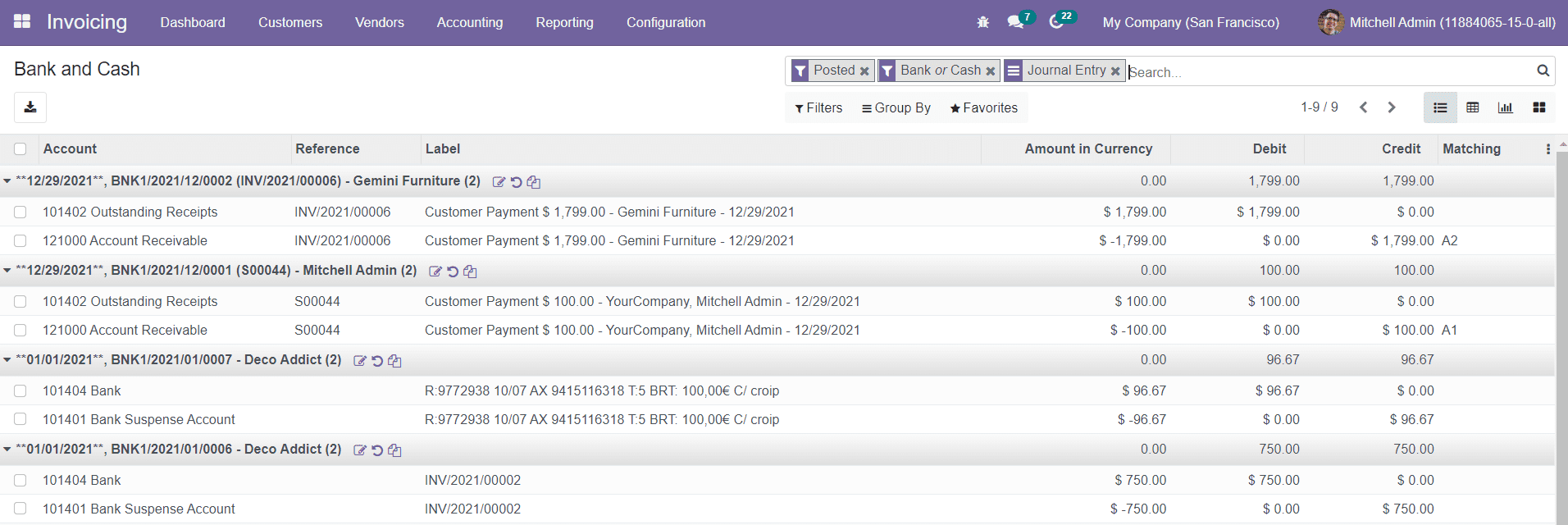 Odoo 15  Invoicing